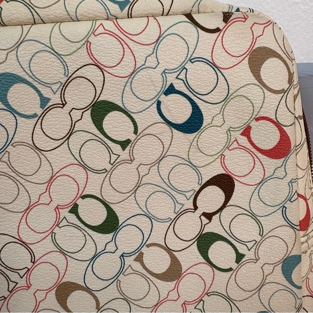 Coach Colorful Patterned Laptop Sleeve